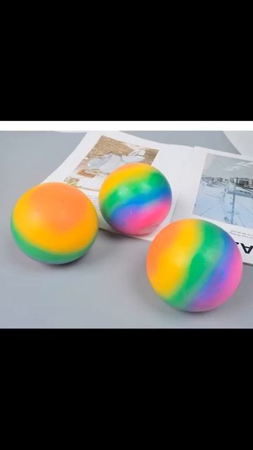 УДИВИТЕЛЬНАЯ находка на aliexpress, радужный мячик антистресс изменяющий цвета #shorts #антистресс