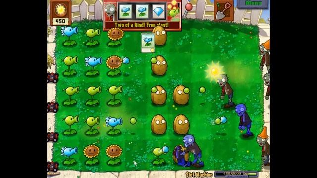 Plants vs. Zombies. Mini games Part 1. Растения против Зомби