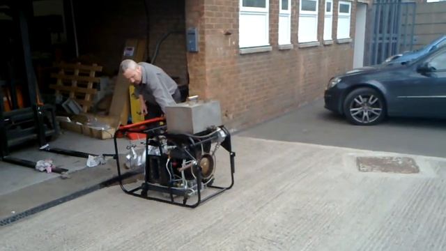 ROVER 1S60 GAS TURBINE FIRE PUMP STARING TEST RUN