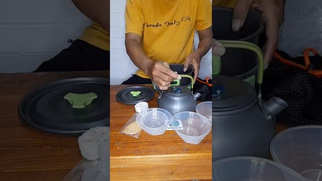 Cookingset DS-308 Panci Masak Camping Plus Teko