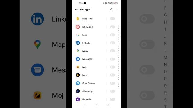 How To Hide & Unhide Apps in Realme C30 , Realme C30 Hide Apps , Apps Hide in Realme C30
