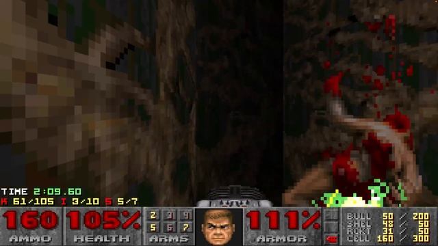 (Doom II) Crumpets: Map 09 - Crackerjack (UV-Max Speedrun in 4:15)