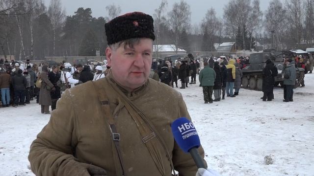 События двух исторических эпизодов Великой Отечественной войны воссоздали в Пушкинском