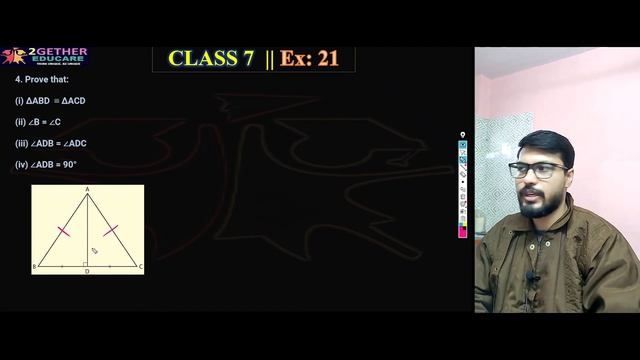ICSE: Class 7 || Congruency : Congruent Triangles || Chapter 21 || Selina || Concise Mathematics ||