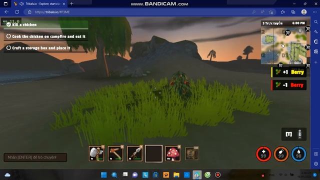 Hey guys playing Tribals.io now!!
