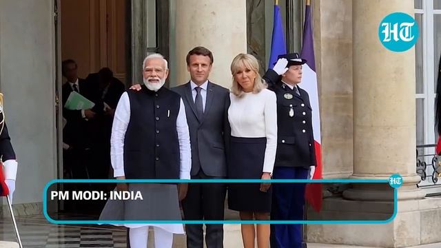 Hugs and handshakes as Macron hosts PM Modi in Paris; Focus on India-France strategic ties