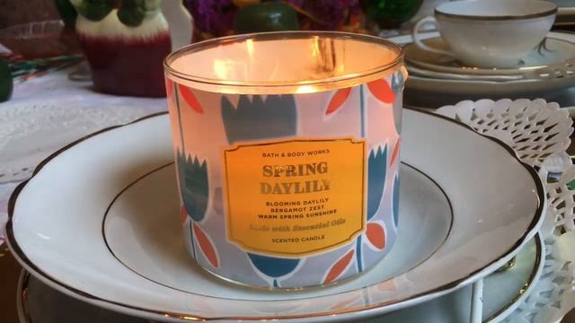 Spring Daylily Bath And Body Works Candle Review