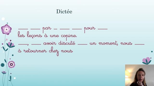 révision des mots de la dictée