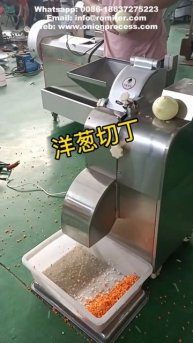 Automatic onion dicer cutting machine
