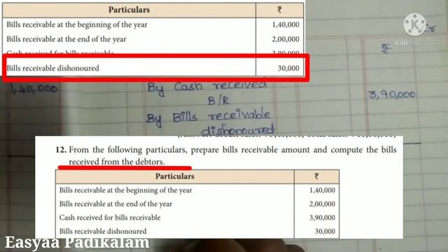 12 Accounts - Chapter 1 - Sum 12 - Accountancy Exercise sum - Total debtors account
