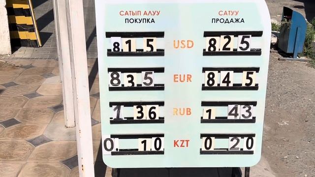 Курс Валют/ Рубль көтөрүлөт/ Доллар/ Евро/ Обменка/ 19-июль