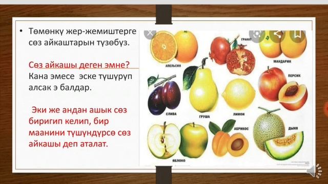 Кыргыз тил / 2-класс "Лицей Эверест" Окуу-тарбиялык комплекси" Мекемеси