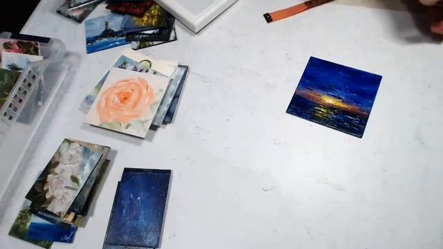 Моя миниатюрная живопись маслом #живописьмаслом
