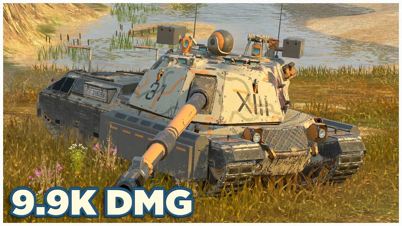 Controcarro 3 Minotauro  9.9К УРОНА  6 ФРАГОВ  Tanks blitz