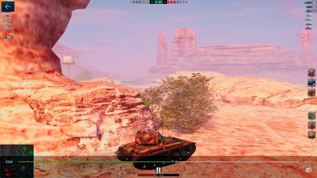 АМХ 1375 WOT BLITZ МАЛЕНЬКИЙ БОЕЦ ГАЙД (НЕТ)