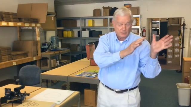 Business Owner Of A Wichita Company That Makes Celestial Navigation Products Shows How To Use A Se