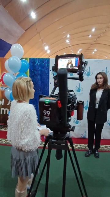 Снимали художественную гимнастику