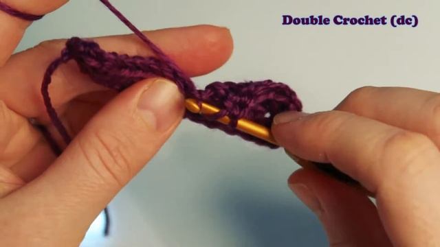 How to: Double Crochet (dc) | Crochet for Beginners • Sami Doll Tutorials