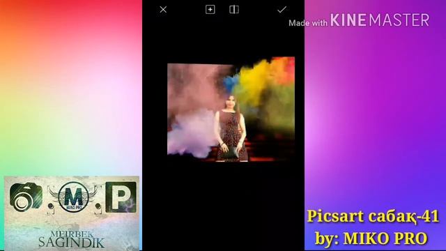 "Бояу - Paint " -- Қазақша Фотошоп Picsart. Урок фотошоп Picsart. Picsart tutorial editor,  edit