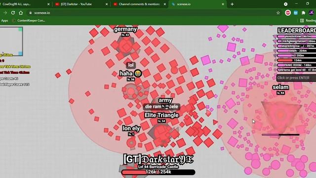 WE WERE INVADED BY CELESTIALS!!! (Scenexe.io craziness)