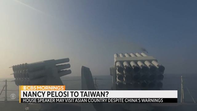 China warns U.S. will "pay the price" if Pelosi visits Taiwan