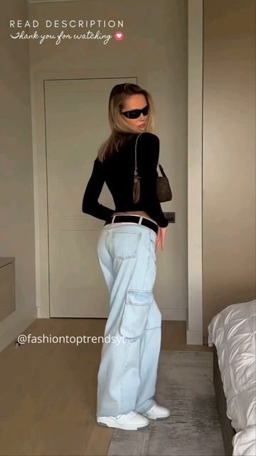 Be the envy of everyone😍with this outfit👖trendy and youthful #fashion #style #outfits #jeans #video