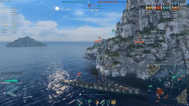 КАК СЕБЯ ЧУВСТВУЕТ LEANDER В ПЛАВАНИИ??? ГАЙД † World of Warships #13