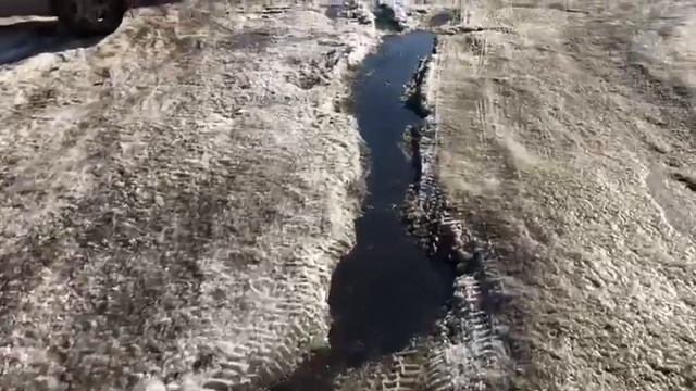 Новая речка появилась в Великих Луках
