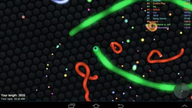 2 серия по игре slither.io накопил 16 тысяч