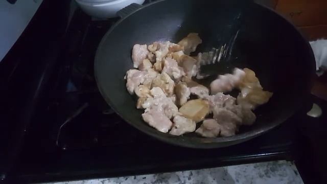 POLLO EN SALSA DE SOYA Y FRIJOL NEGRO FERMENTADO, COMIDA CHINA!!!