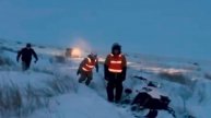 Граждане Таджикистана попали в снежную бурю и застряли на трассе в Казахстане