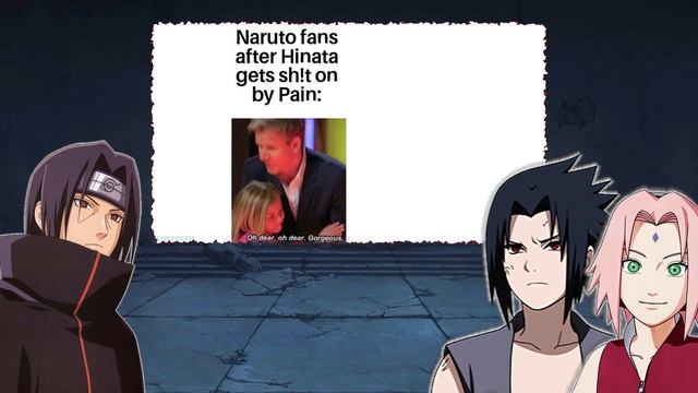 Itachi Sasuke and Sakura react to NARUTO MEMES 20