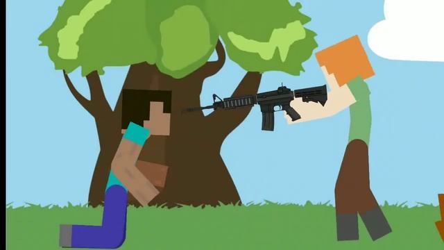 Алекс,Стив VS Херобрина #1