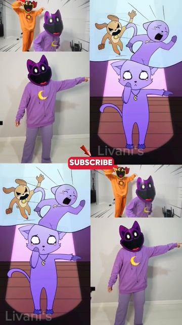 WHO YOU LIKE?  DogDay OR CatNap?  WRITE IN THE COMMENT! ❤, video parody of @LivanisStudio