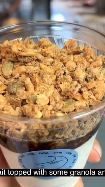 Yogurt parfait with yuzu syrup 😋 Watch full video on my channel 🫶 IG: @missbrillian #shorts