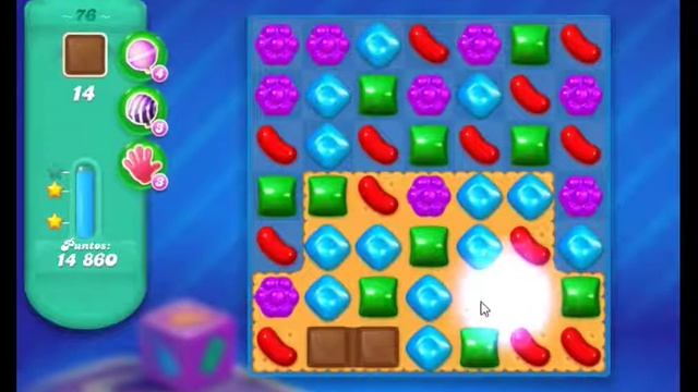 Nivel 76 Candy Crush Soda - 32 movimientos - Sin booster