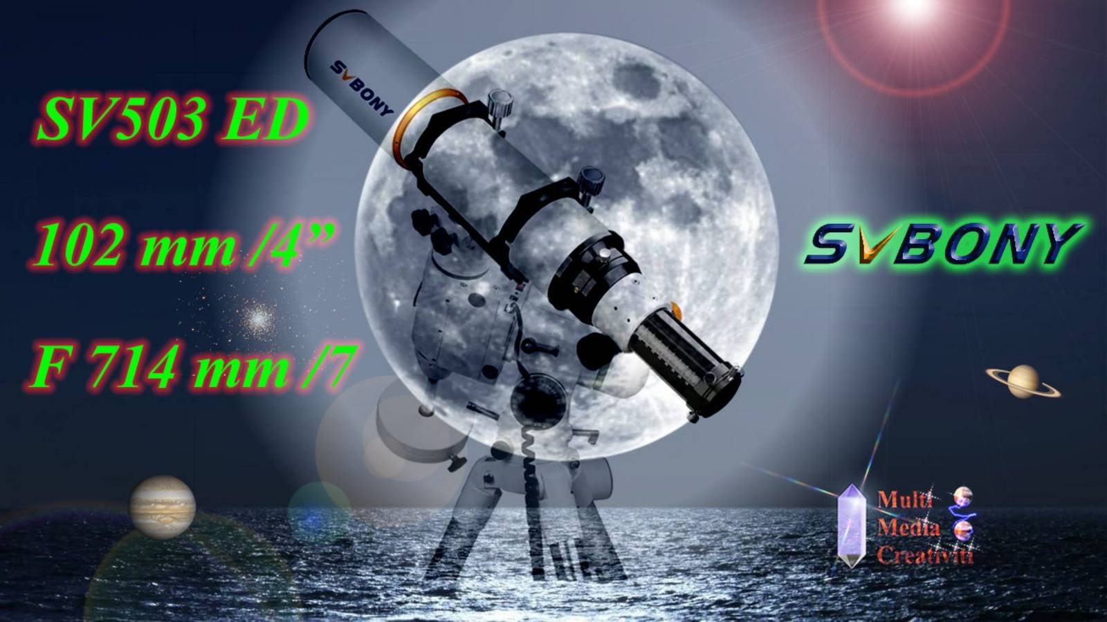 Обзор телескопа SVBONY SV503 ED 102 mm !!!