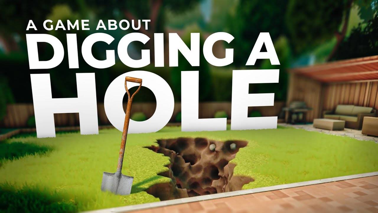 КОПАЮ ЯМУ В  DIGGING A HOLE !