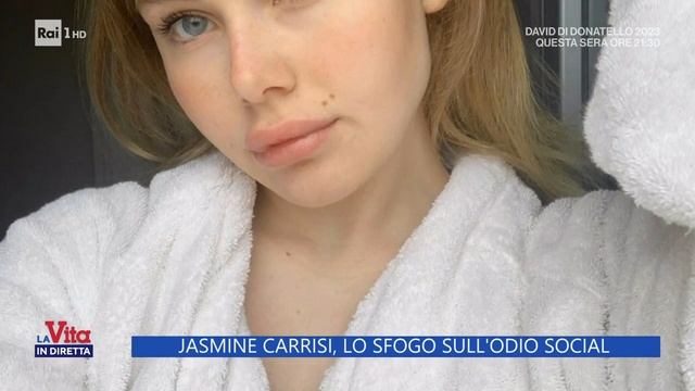 Jasmine Carrisi, lo sfogo sull'odio social - La Vita in diretta - 10/05/2023