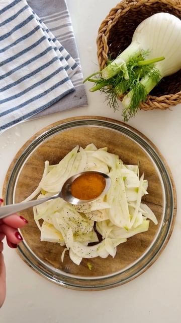 Finocchi con curcuma e limone