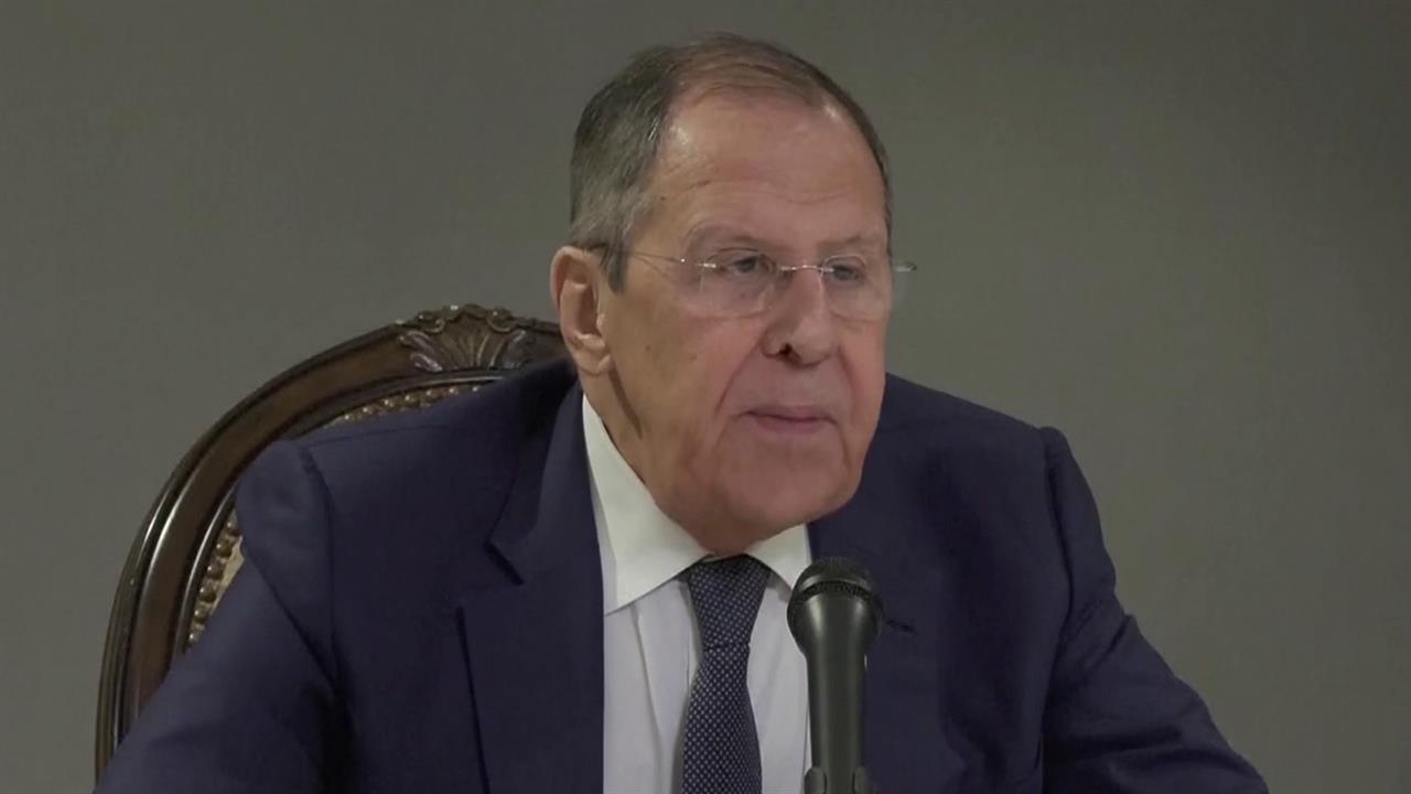 Глава МИД РФ Сергей Лавров на пресс-конференции подвел итоги российско-американских переговоров в...