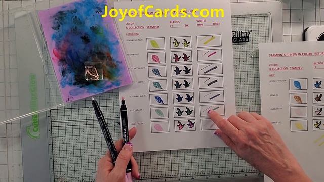 New 2023-2024 Color Charts for Stampin' Up!  JoyofCards.com #StampinUp #ColorChartsStampinUp #Cards