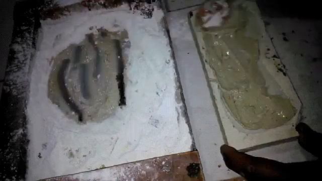 Cara mudah dan cepat membuat ukiran dari semen dan lem bakar