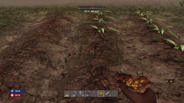 7 DAYS to DIE HOW TO Crafting CORN SEED and PLANTING CORN