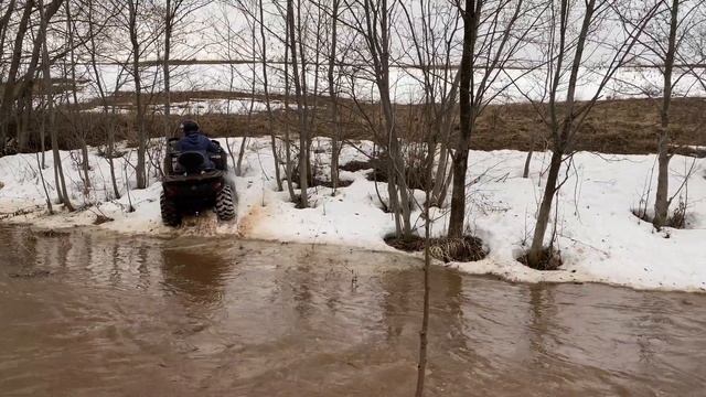 Весна, грязь, квадроциклы в Сигаево