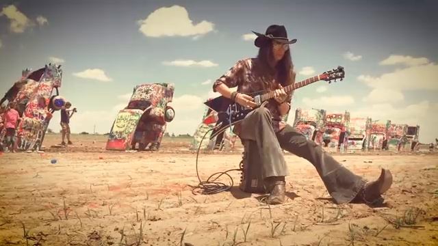 ROCKIN  THE CADDY at Cadillac Ranch, Amarillo TX
