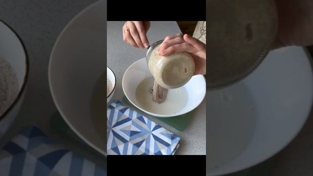 100%цельно зерновой хлеб, ссылка на рецепт в коментарии #recipe #bread #cooking #food #закваска