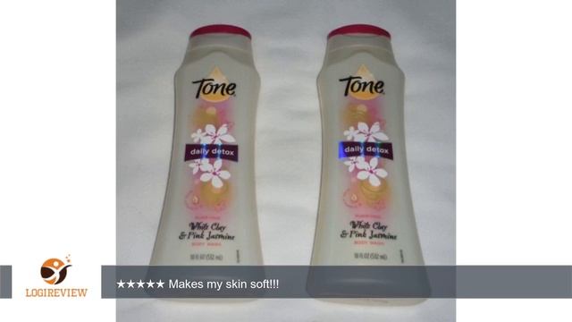 Tone Daily Detox Purifying Body Wash, White Clay & Pink Jasmine 18 oz | Review/Test