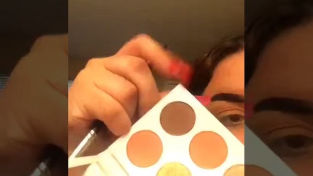 KYLIE COSMETICS PEACH EXTENDED PALETTE | MAKEUP LOOK + SWATCHES 🍑 | Melissa Hernandez