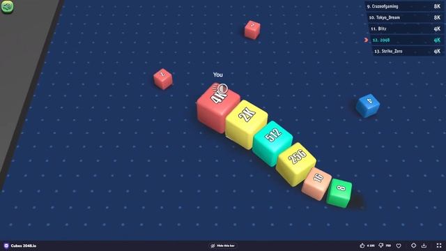 Cubes 2048 io - ax Level Gameplay Free game 539 030